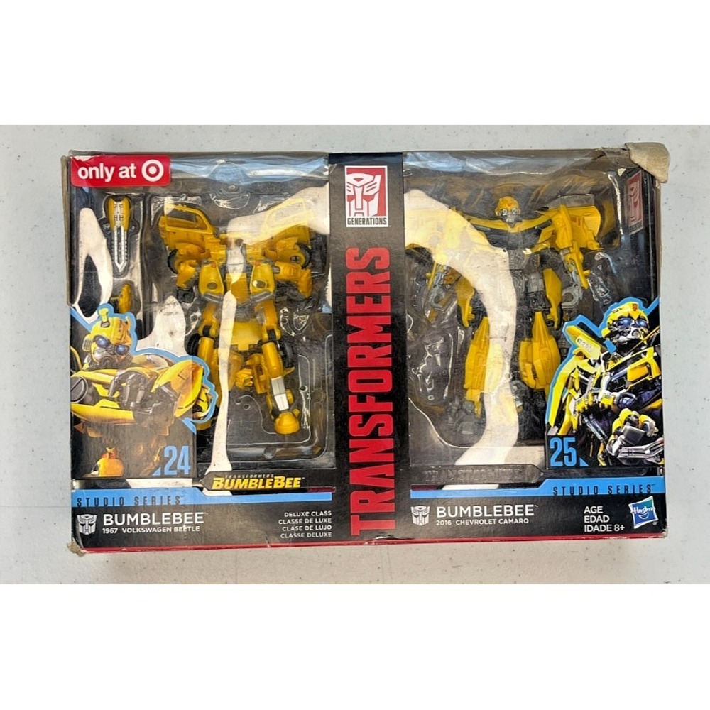 Target Exclusive Transformers Bumble Bee 24 and 25 Action Figure Duo